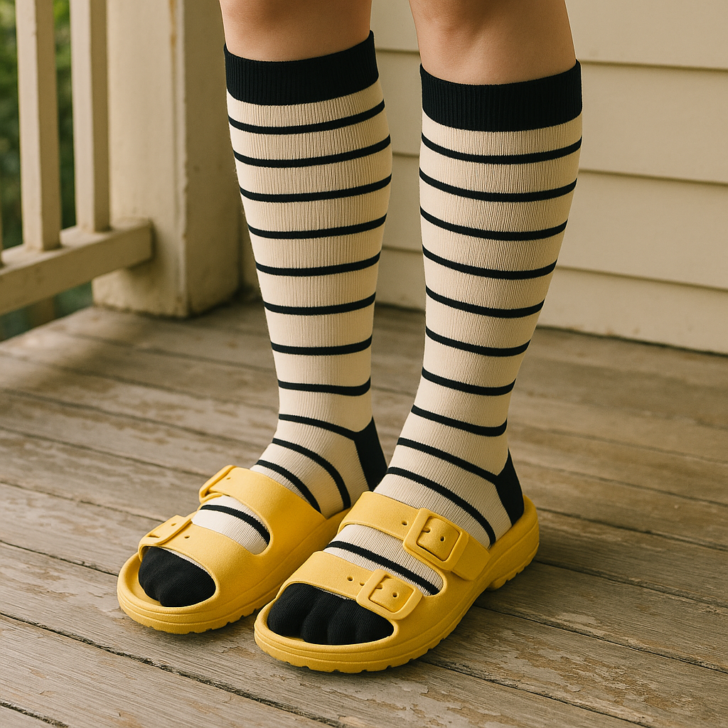 Clinical Compression – Parisian Stripe