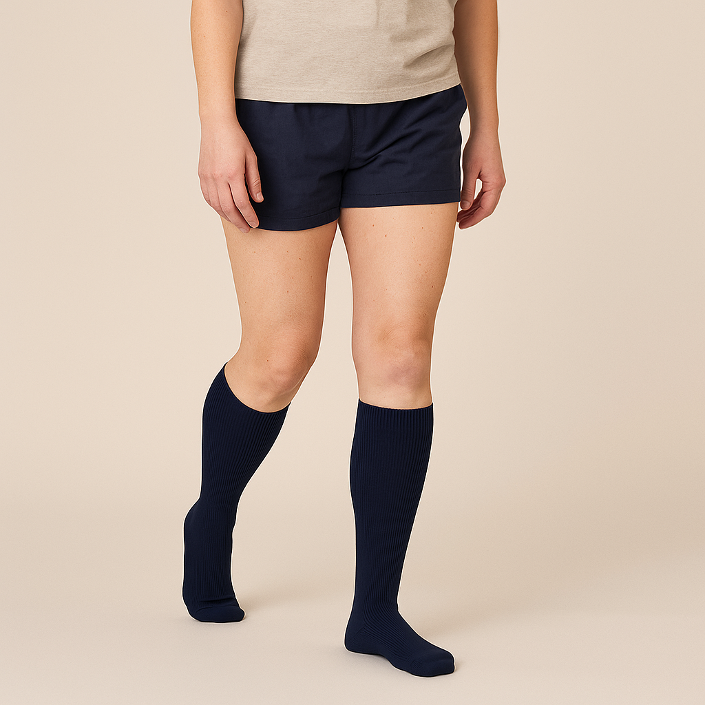 Clinical Compression – Navy Blue