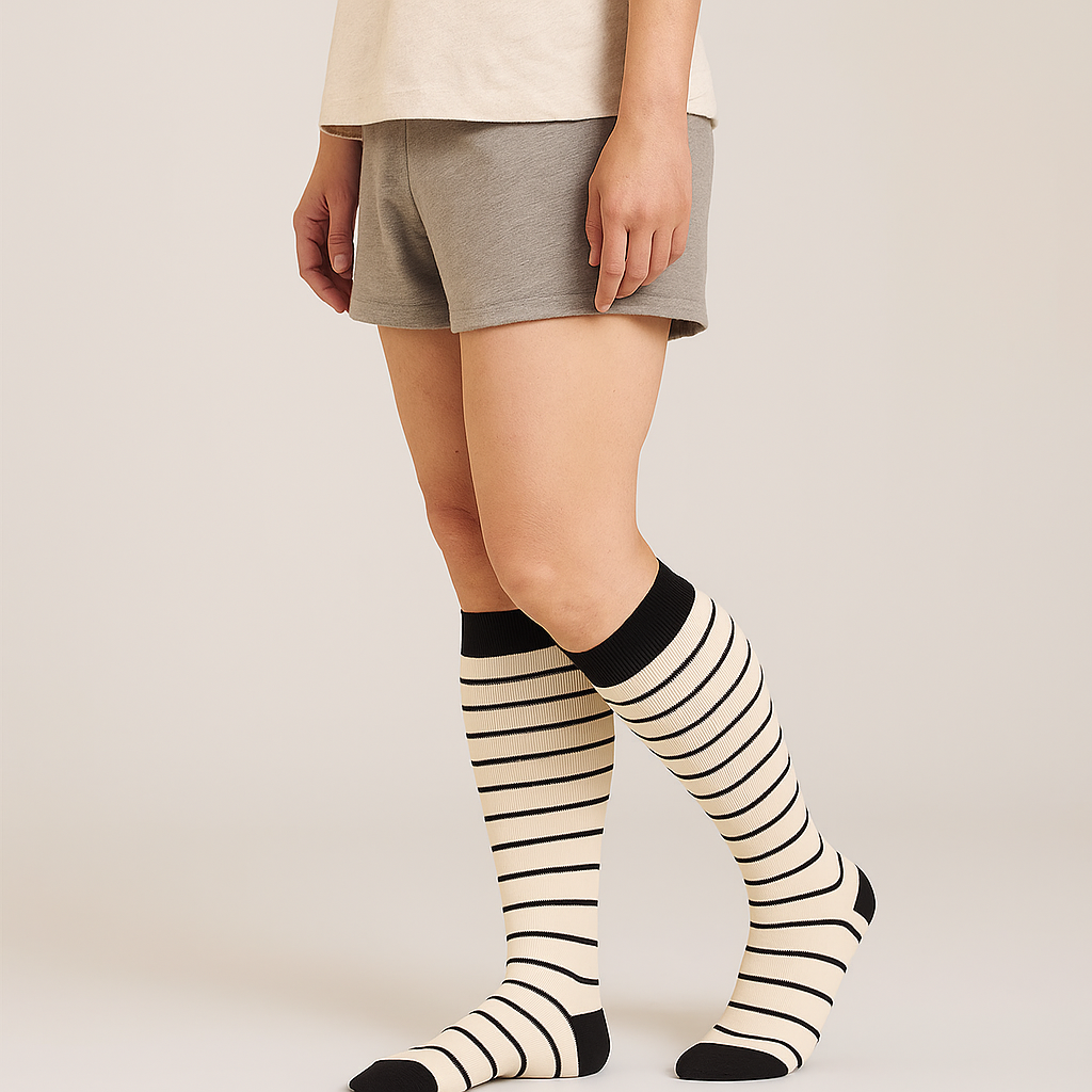 Clinical Compression – Parisian Stripe
