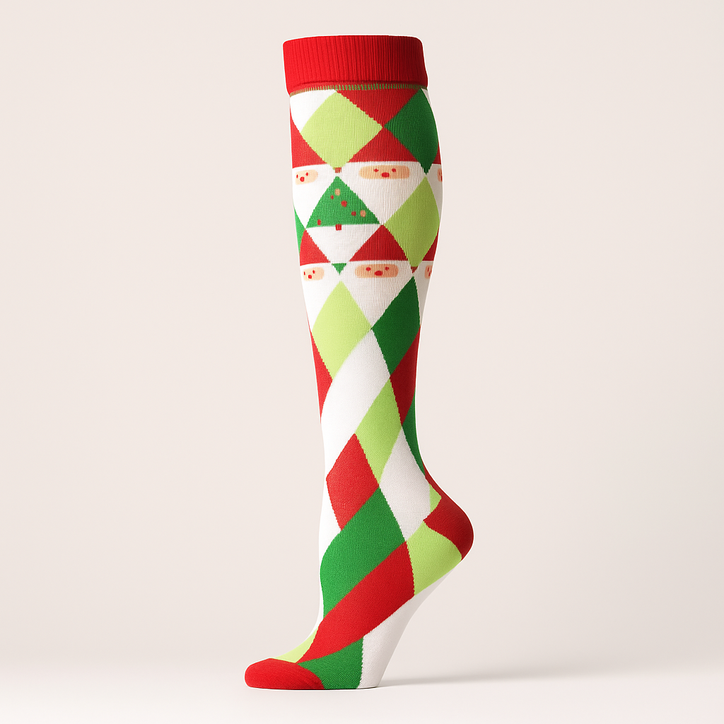 Clinical Compression – Festive Argyle