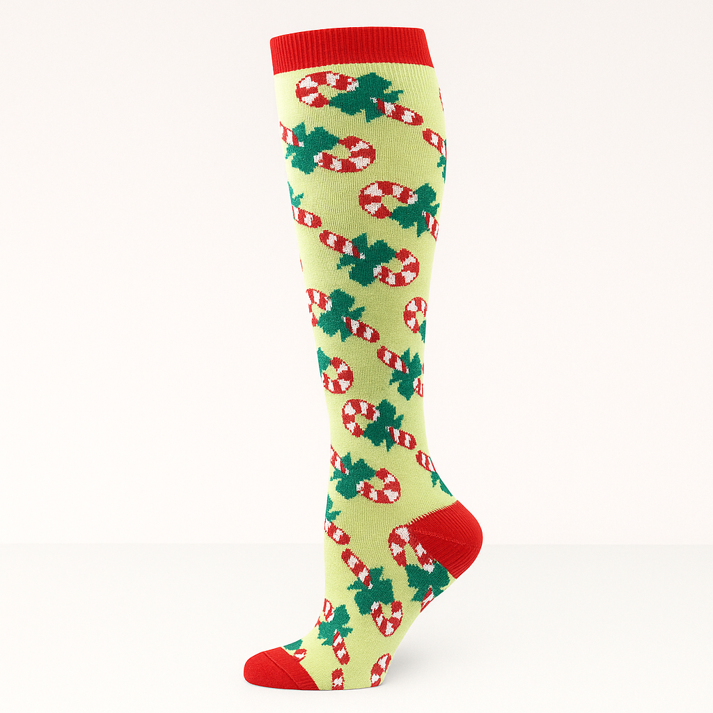 Clinical Compression – Candy Cane Holly
