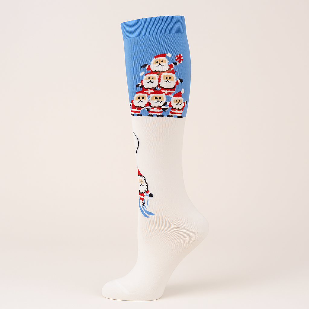 Clinical Compression – Skiing Santa