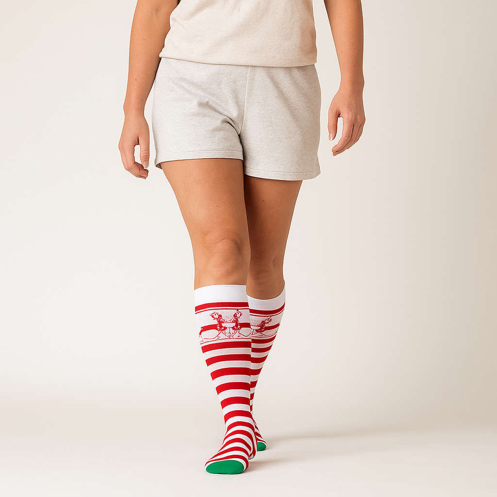 Clinical Compression – Reindeer Stripe