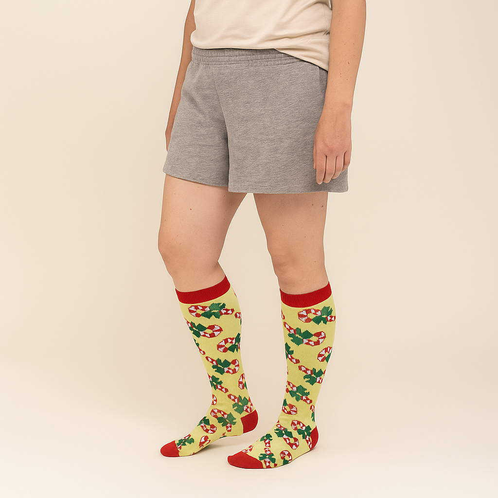 Clinical Compression – Candy Cane Holly