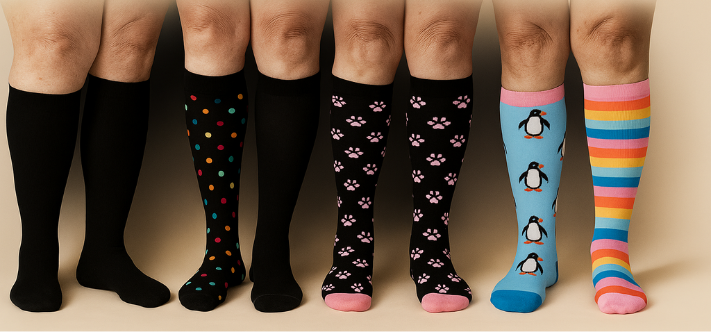 Bright Compression Socks Bright Legs – Colorful Medical-grade Compression Socks