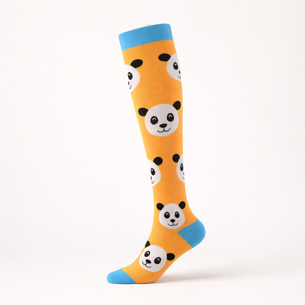 Clinical Compression – Panda Parade – Bright Legs