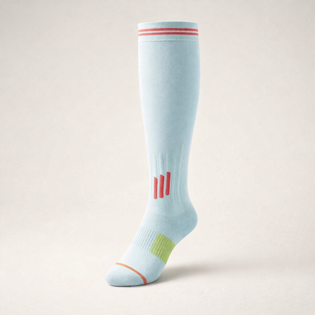 Bright Compression Socks Clinical Compression – Blue Flow – Bright Legs