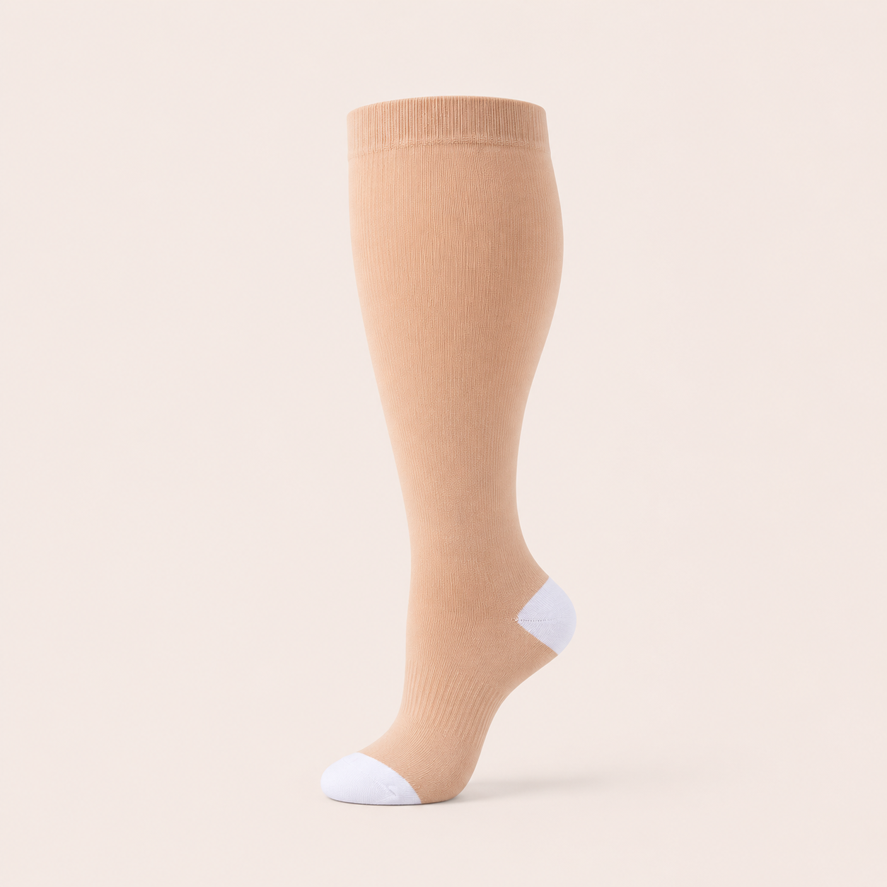 Clinical Compression – Wide Calf: Soft Beige