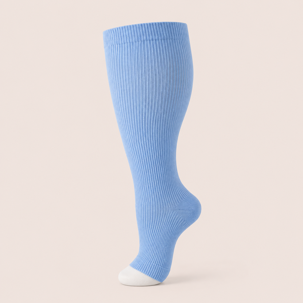 Clinical Compression – Wide Calf: Sky Blue Classic