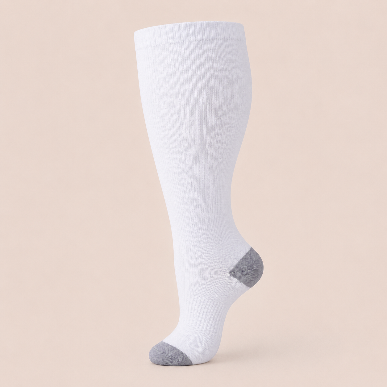 Clinical Compression – Wide Calf: Crisp White