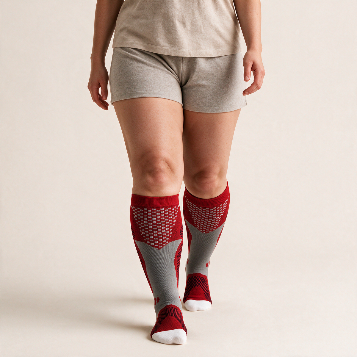 Clinical Compression – Wide Calf: Active Pulse Red