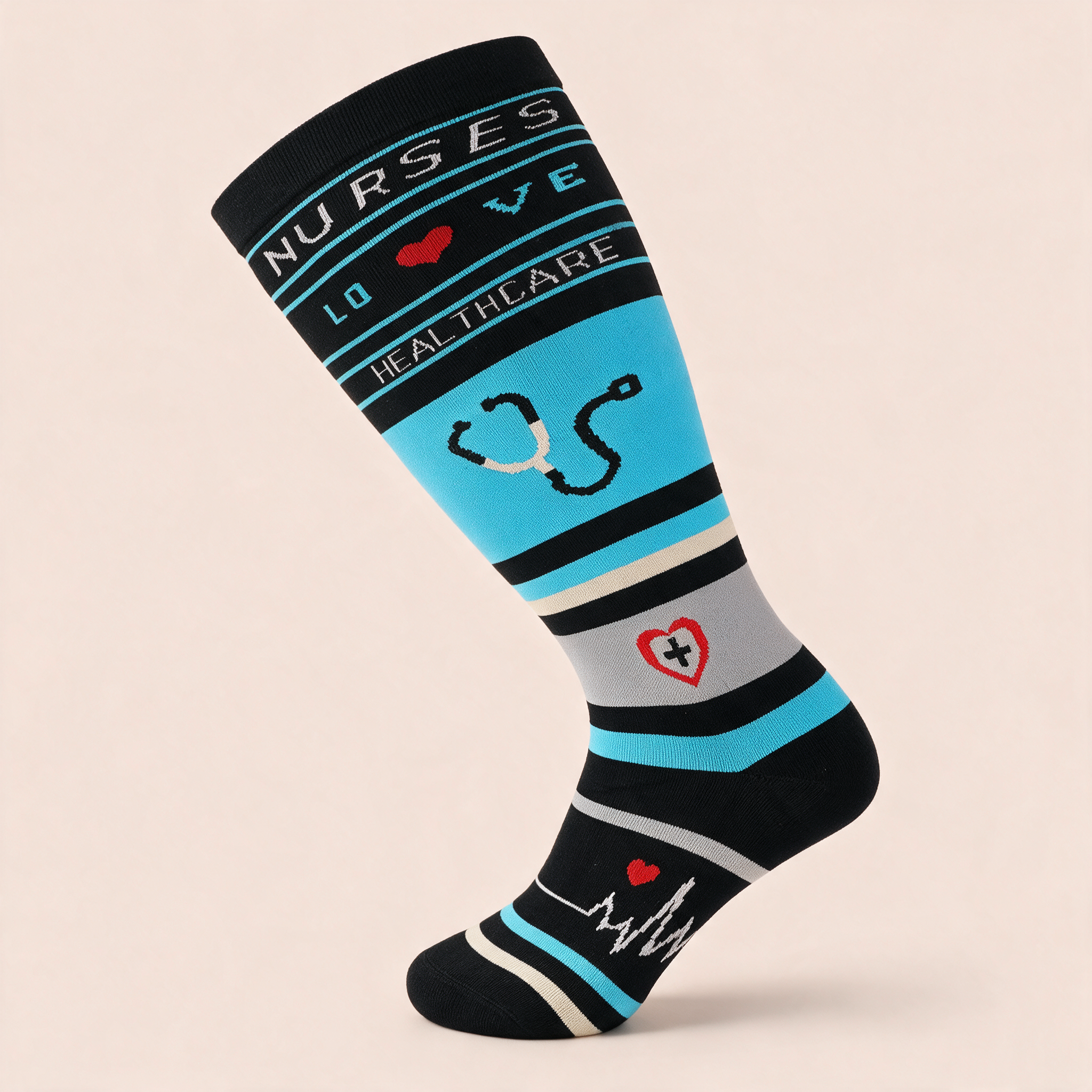 Clinical Compression – Wide Calf: Nurse Life compression sock