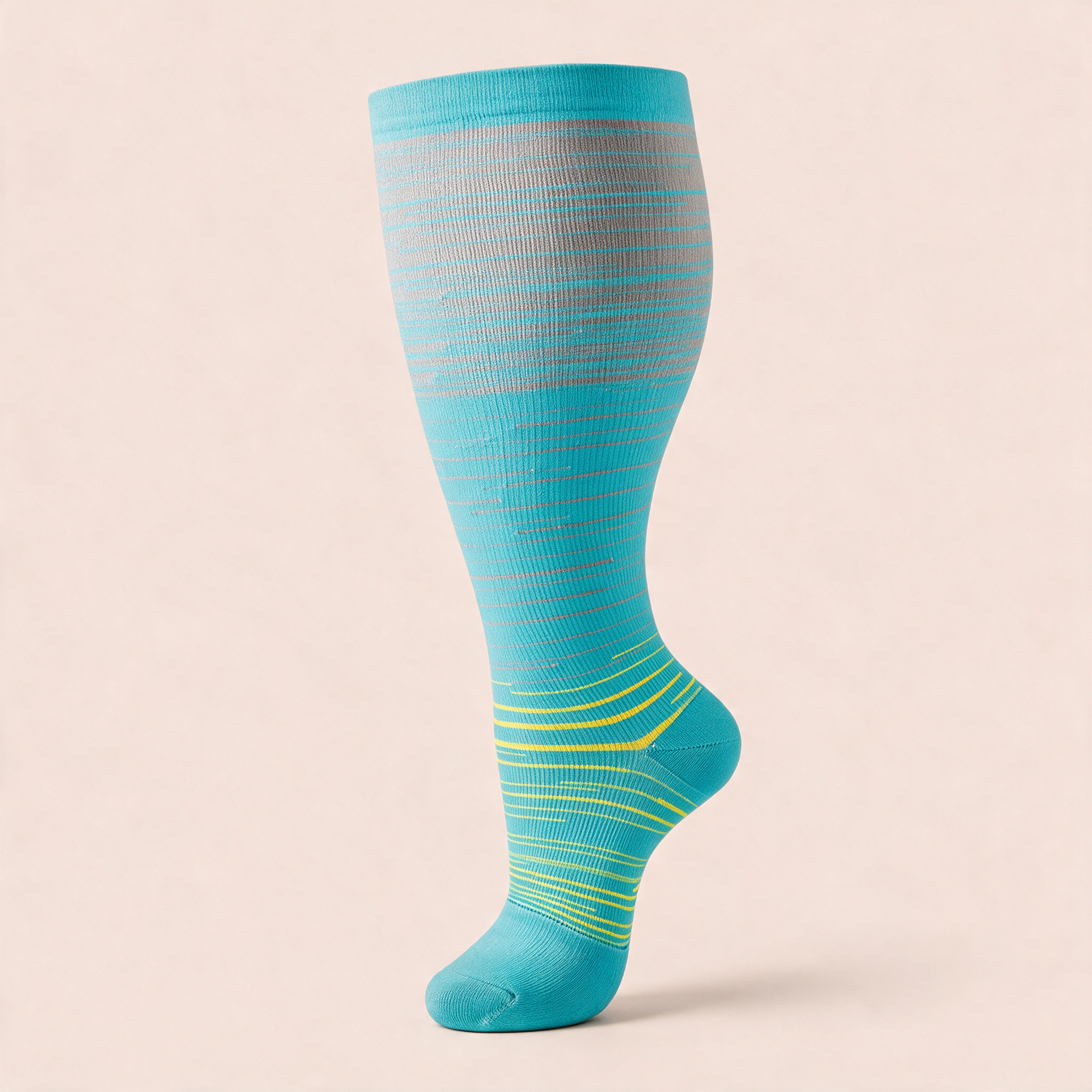 Clinical Compression – Wide Calf: Aqua Wave compression sock